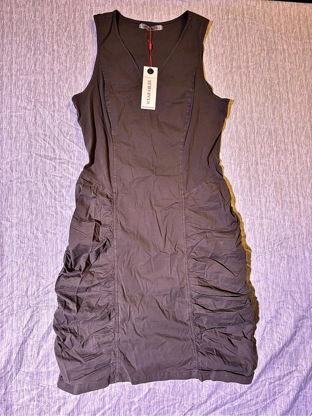 Wearables Aviana Dress Mini Utility Dress in olive green